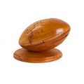 Unique Mahogany Football Puzzle (Screened)